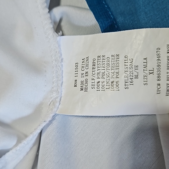 Lilly Rose Floral Fully Lined Sundress with adjustable straps. Size XL - Picture 8 of 9